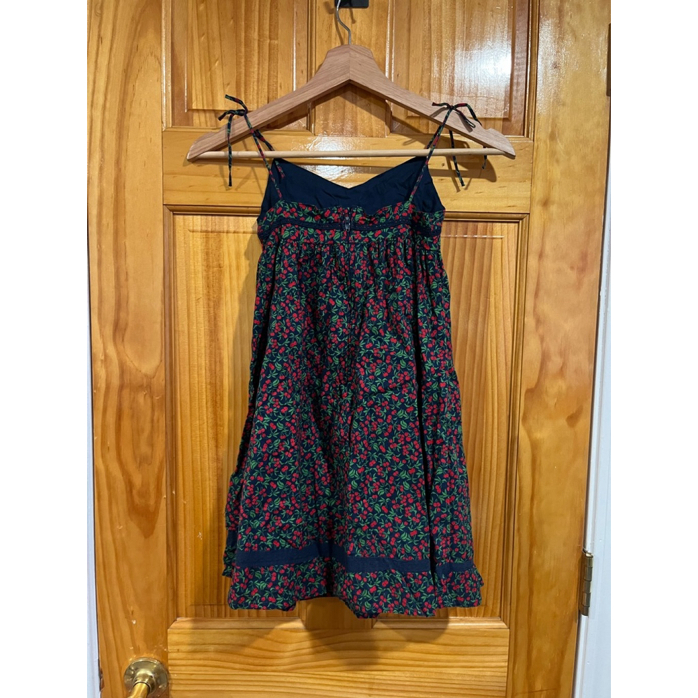 Little Girl Vintage GAP Cherry Allover Sundress Size 6-7 Years